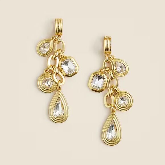 J. Crew Jewelry - J. Crew Geometric Sparkle Drop Earrings. NWT.